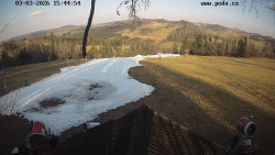 Sjezdovka, panorama východ