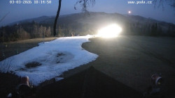 Sjezdovka, panorama východ