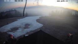 Sjezdovka, panorama východ