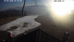 Sjezdovka, panorama východ