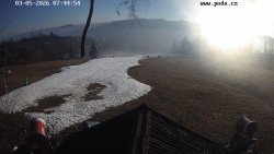 Sjezdovka, panorama východ