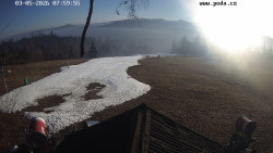 Sjezdovka, panorama východ