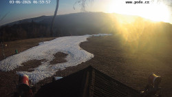 Sjezdovka, panorama východ