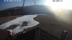 Sjezdovka, panorama východ