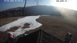 Sjezdovka, panorama východ