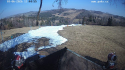 Sjezdovka, panorama východ