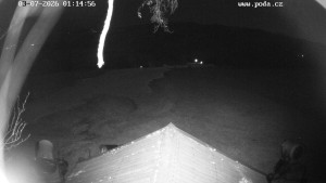 Skiareál Hodonín u Kunštátu - Sjezdovka, panorama východ - 7.3.2026 v 01:15 Skiareál Hodonín u Kunštátu - Sjezdovka, panorama východ - 7.3.2026 v 01:15