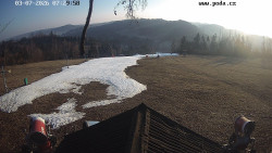 Sjezdovka, panorama východ