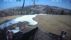 Sjezdovka, panorama východ