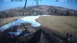 Sjezdovka, panorama východ