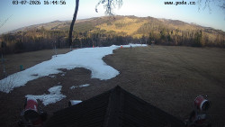 Sjezdovka, panorama východ