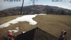 Sjezdovka, panorama východ