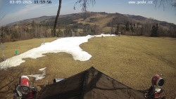 Sjezdovka, panorama východ