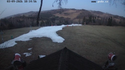 Sjezdovka, panorama východ