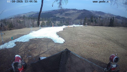 Sjezdovka, panorama východ