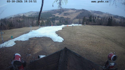 Sjezdovka, panorama východ