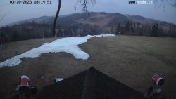 Sjezdovka, panorama východ