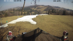 Sjezdovka, panorama východ