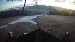 Sjezdovka, panorama východ