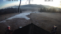 Sjezdovka, panorama východ