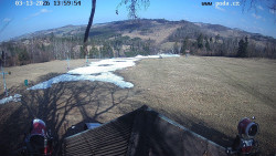 Sjezdovka, panorama východ