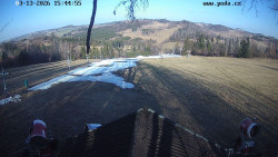 Sjezdovka, panorama východ