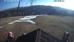 Sjezdovka, panorama východ