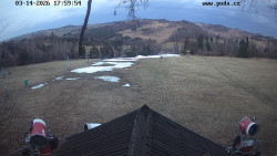 Sjezdovka, panorama východ