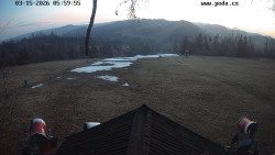 Sjezdovka, panorama východ