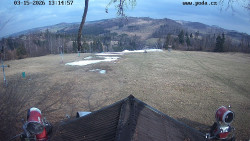 Sjezdovka, panorama východ