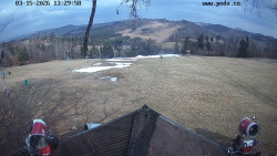 Sjezdovka, panorama východ