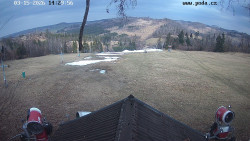 Sjezdovka, panorama východ