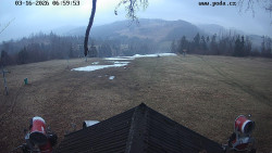 Sjezdovka, panorama východ