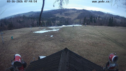 Sjezdovka, panorama východ