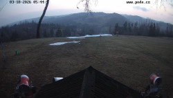 Sjezdovka, panorama východ