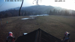 Sjezdovka, panorama východ