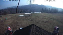 Sjezdovka, panorama východ