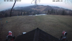 Sjezdovka, panorama východ