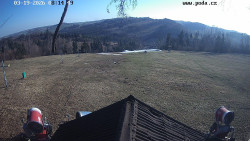 Sjezdovka, panorama východ