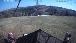 Sjezdovka, panorama východ