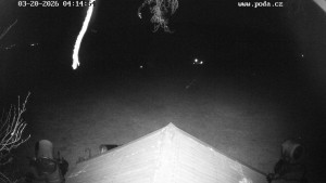 Skiareál Hodonín u Kunštátu - Sjezdovka, panorama východ - 20.3.2026 v 04:15 Skiareál Hodonín u Kunštátu - Sjezdovka, panorama východ - 20.3.2026 v 04:15