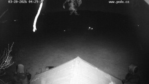 Skiareál Hodonín u Kunštátu - Sjezdovka, panorama východ - 20.3.2026 v 04:30 Skiareál Hodonín u Kunštátu - Sjezdovka, panorama východ - 20.3.2026 v 04:30