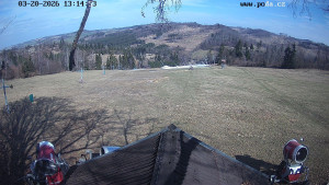 Skiareál Hodonín u Kunštátu - Sjezdovka, panorama východ - 20.3.2026 v 13:15 Skiareál Hodonín u Kunštátu - Sjezdovka, panorama východ - 20.3.2026 v 13:15