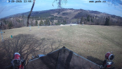 Sjezdovka, panorama východ