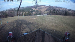 Sjezdovka, panorama východ