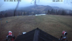 Sjezdovka, panorama východ