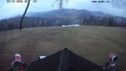 Sjezdovka, panorama východ