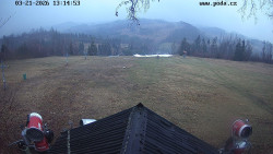 Sjezdovka, panorama východ