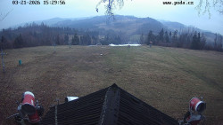 Sjezdovka, panorama východ