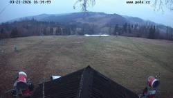 Sjezdovka, panorama východ